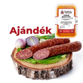   Száraz díjnyertes Pista bá kolbász 280g + fűszeres zsír