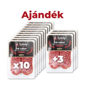 Szeletelt Téli szalámi Családi csomag: 10+3