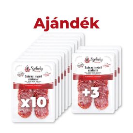Szeletelt Száraz nyári szalámi – Családi csomag 10+3