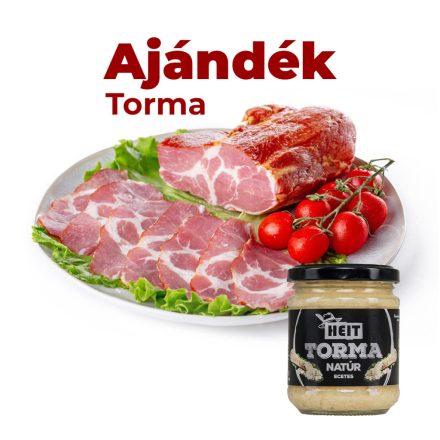 Füstölt tarja 1 kg + ajándék HEIT torma